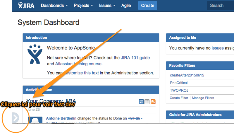 Ou trouver atlassian jira fastdev